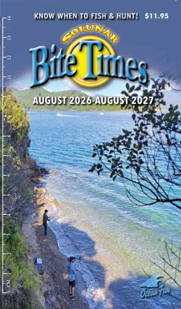Cover of the New Zealand Bite Times 2027 pocketbook